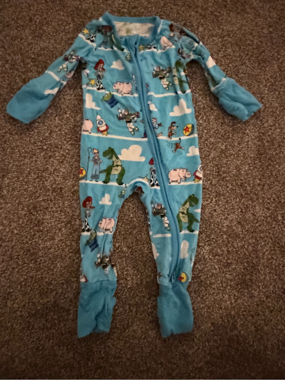 Little Sleepies Toy Story One-Piece Pajamas